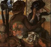 Edgar Degas At the Milliner's oil on canvas
